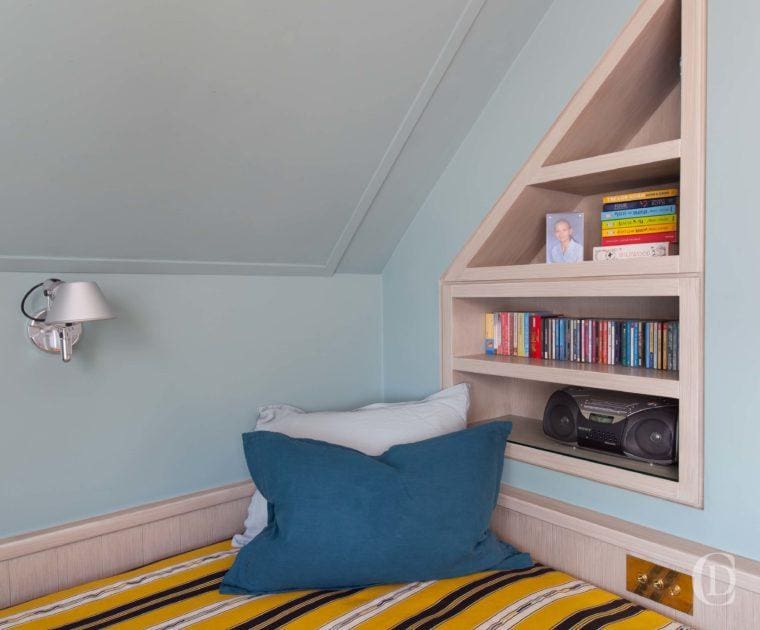 Childrens Bedroom Design | Bedside table | bespoke joinery