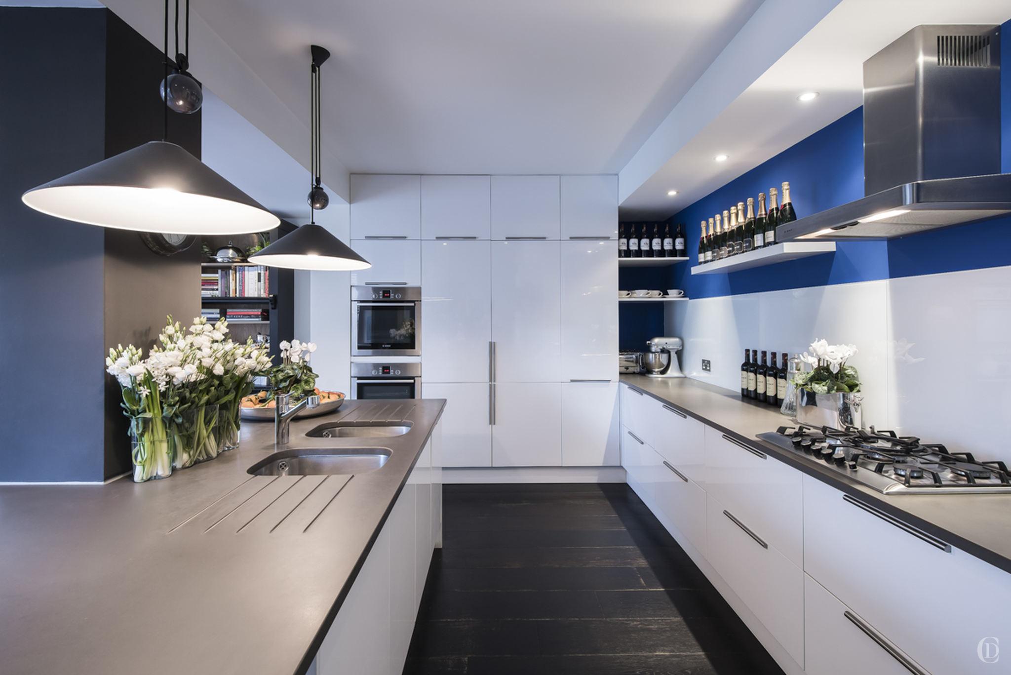 Blue Kitchen | Interior styling | Claudia Interiors