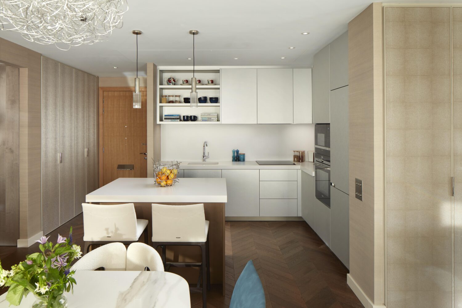 Claudia Dorsch Interior Design, Battersea This was a lovely interiors shoot for the brilliant @claudiainteriors of her new project in an appartment in #prospect place the #frank_gehry devlelopment #battersea